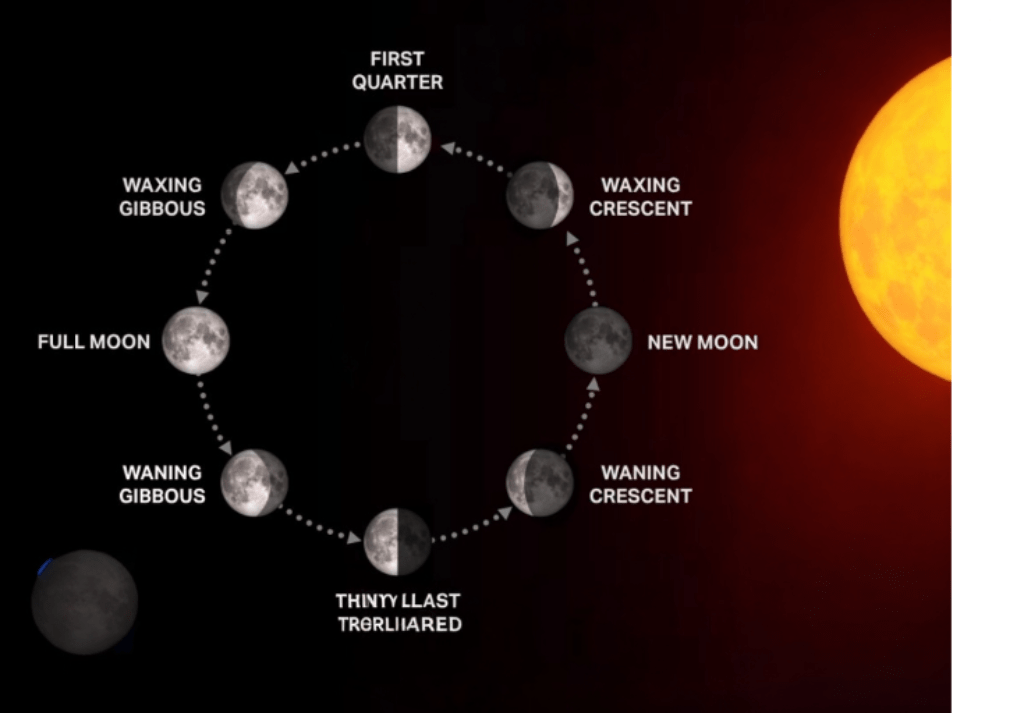 8 moon cycles