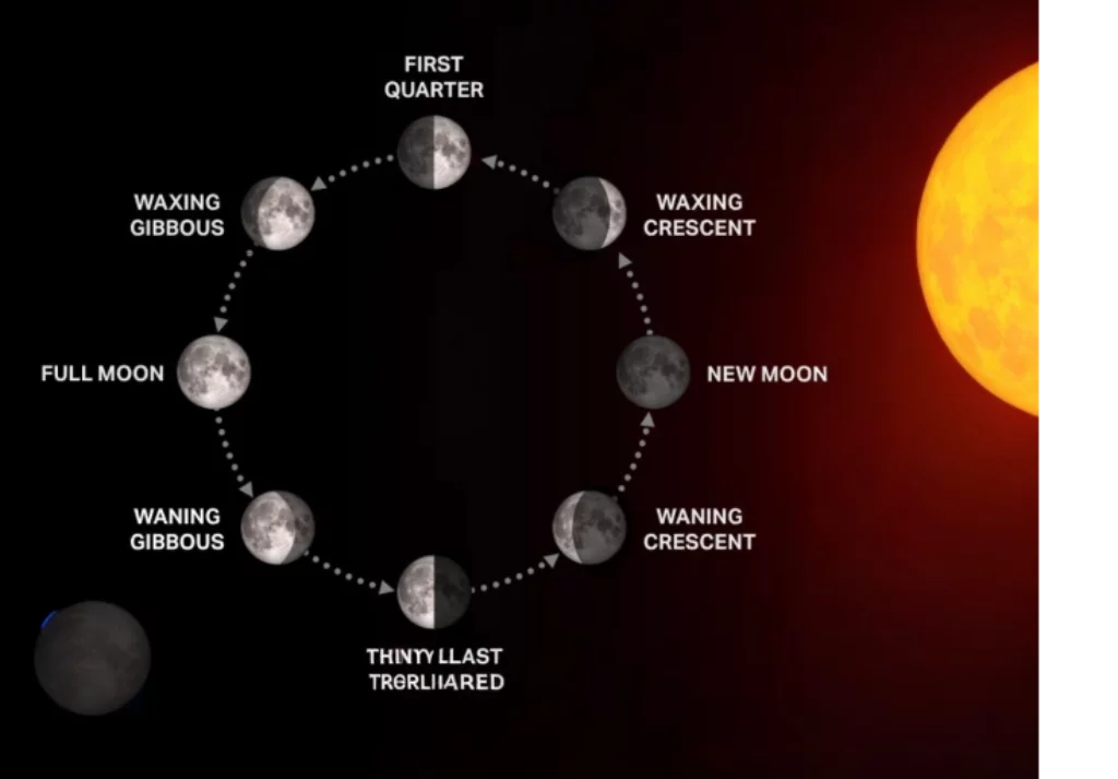 8 moon cycles