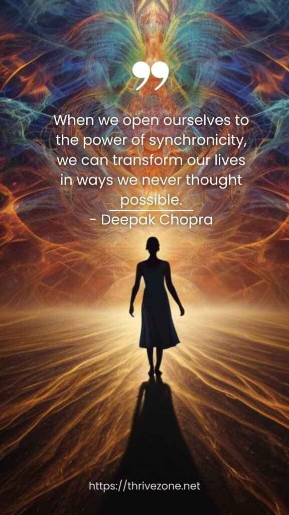 synchronicity quote, Deepak Chopra