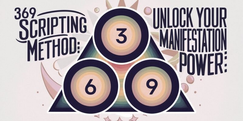 369 Scripting Method: Unlock Your Manifestation Power